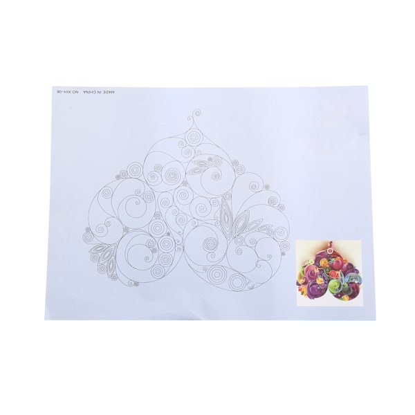 8 kpl 16 kuviota DIY vapautuspiirustus paikannus paperi quilling työkalu askartelu koristelusetti