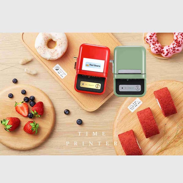Bærbar Bluetooth Label Printer Label Maker Maskine til Kontor Skole Hjem
