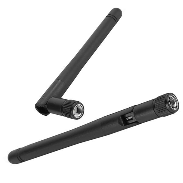2 stk. Wifi Antenne 2.4G 5G DualBand Trådløs Ruting Nettverkskort Antenner 5DBI 11CM