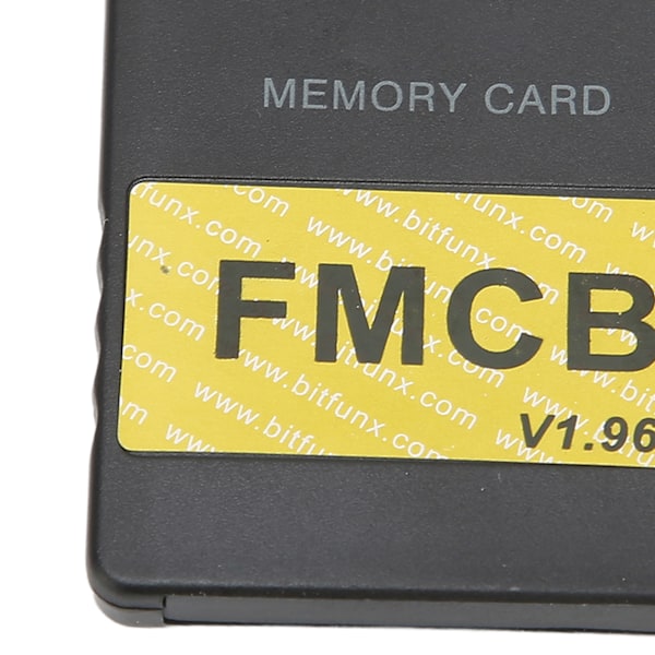Muistikortti FMCB V1.966 Plug and Play -pelikonsolin ulkoinen datakortti Free McBootilla PS264MB:lle, keltainen tarra