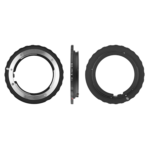 Andoer - Kameraobjektiv Adapter Ring med uendelig fokus erstatning for F/AF AI AI-S kameraobjektiv til EF/EF-S Mount kameraer 1DS 1D 5D 7D 60D 600D