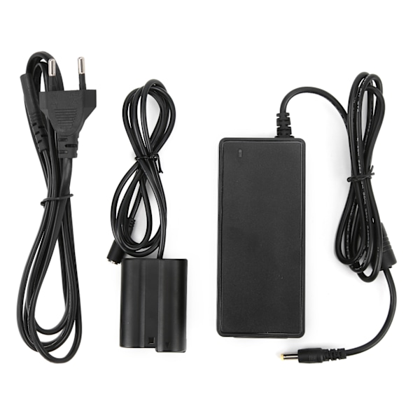 AC Strømadapter DC Kobler ENEL15 Full Dekodet Dummy Batteri Kit for Nikon D500 D600 D610 D750 100240V (Prise EU 100240V)
