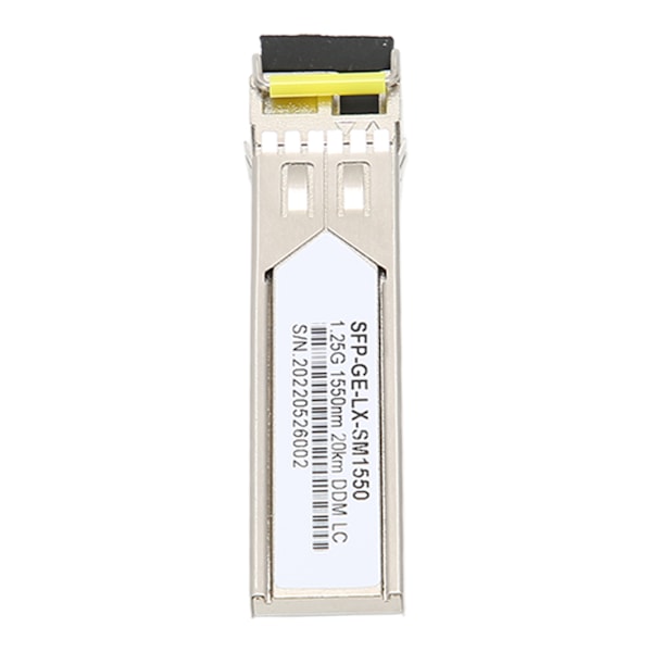 1.25G SFP Transceiver 1.25G 1550nm Enkelt Fiber Single Mode 20KM Plug and Play Support DDM SFP Optisk Modul