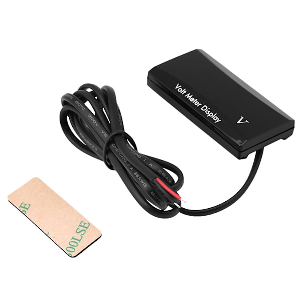 12V Auton Moottoripyörän Digitaalinen LED-näyttö Volttimittari Jännitemittari Paneelimittari (Punainen)