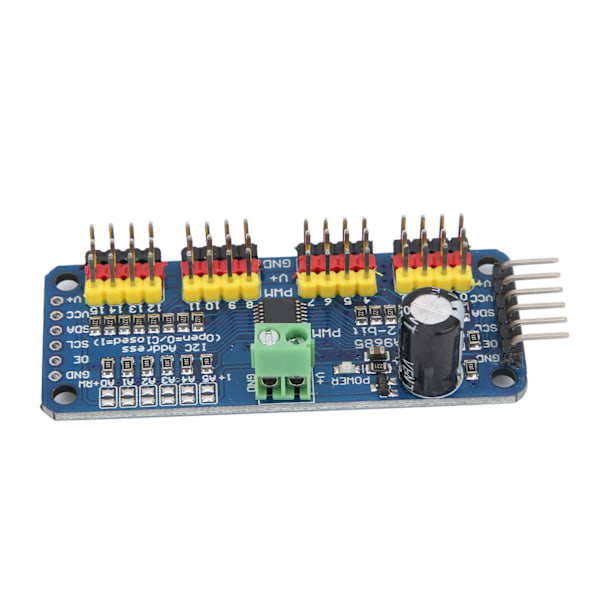 PWM Servo Driver 16-kanals Motor Drive Board Modul IIC Interface PCA9685 til Robot