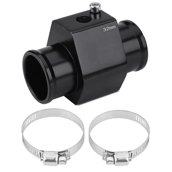 Bil Vand Temperatur Samle Rør Slange Sensor Måler Adapter 32mm