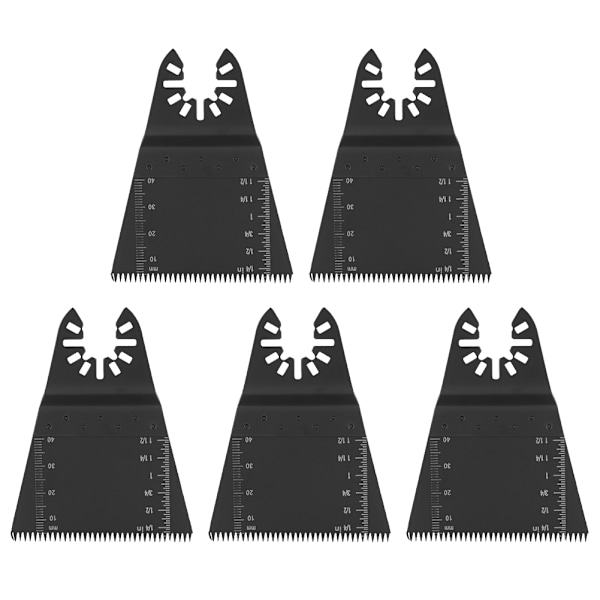 5kpl 65mm Hiiliteräksestä valmistettu Oskilloiva Monitoimityökalun Sahaterä Puulle ja Muoville