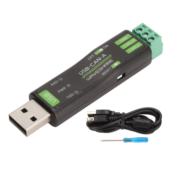 USB till CAN-adapter 5kbps till 1Mbps 4 lägen STM32F103-chip ombord TVS USB till CAN-analysator för busdata-dator