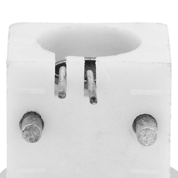 10st 90 Grader Vit PCB-monterad BNC-kontaktkort 2P BNCQ9 Adapter för CCTV-system