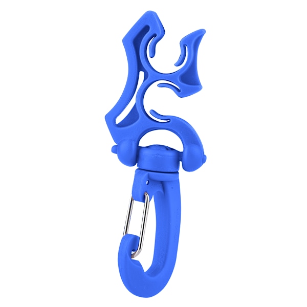 Dykking Dobbel BCD Slangeholder Klips Regulator Feste Spenne Krok for Snorkling (Blå)