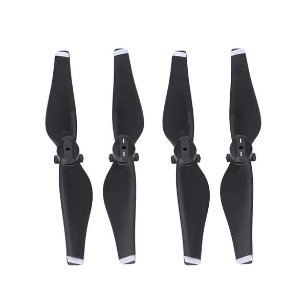 2 par/sæt CW CCW Quick Release propeller Quadcopter blade til Mavic Air drone (hvid stribe)