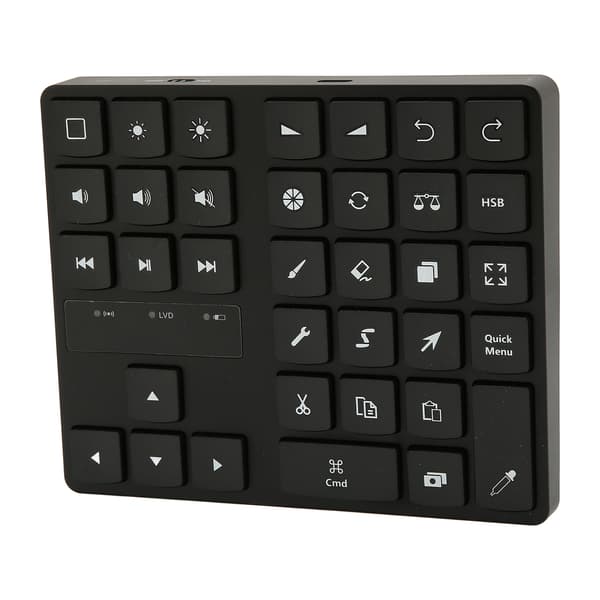 35 Taster Numerisk Tastatur Stabil Forbindelse Driverfri Bluetooth-forbindelse Tegnetastatur med 4 Bløde Gummifødder til Hjemmekontoret