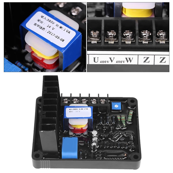 GB-170 AVR Automatisk Spänningsregulator för 3-fas Borstad Generator