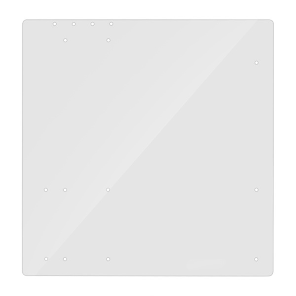Åben Ramme Gennemsigtig Akryl Overlock Computer Kabinet DIY Base Stand Til M-ATX Bundkort