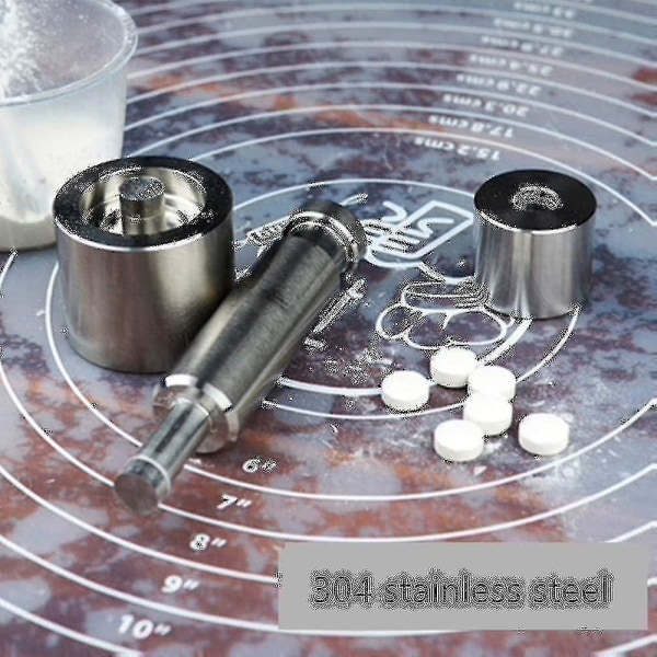 Manuell Tablettpress, Pill Press Machine Pill Tool Sockermaskin kompatibel med hemmabruk, 6 mm-10 mm-