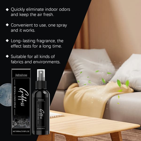 100 ml rum- og linnedsspray, langvarig lugtfjerner