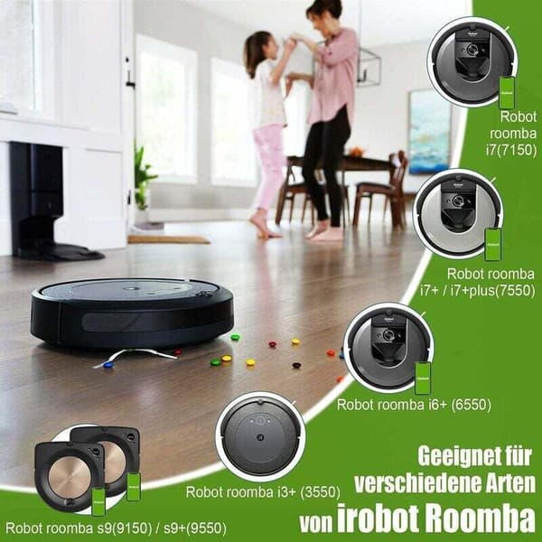iRobot Roomba i7 dammpåsar. Ersättningsdammpåsar för iRobot Roomba i7 i7+ / i7 Plus E5 E6 E7 S9 S9+ dammsugare