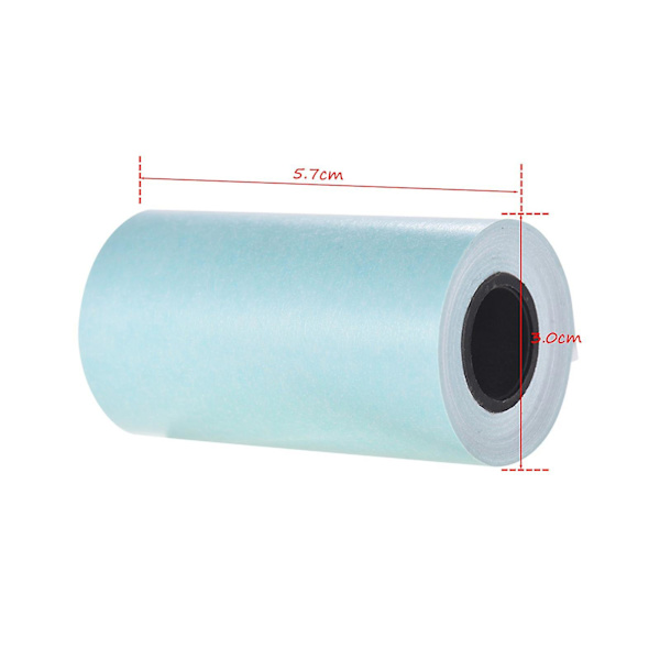 3 Ruller 57*30mm Printbare Sticker Papir Rulle Direkte Termisk Papir Med Selvklæbende Til A6 Lomme Termisk / Paperang P1/p2 Mini Fotoprinter