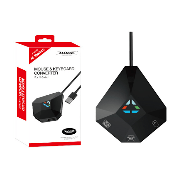 Tastatur- og museadapter til Nintendo Switch/ Ps4/ Ps3/ Xbox One/ Xbox 360 Konverter
