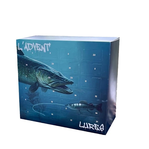 LADVENTLURES 2024, Fiske Julekalender, Fiske Lokkemad Julegave