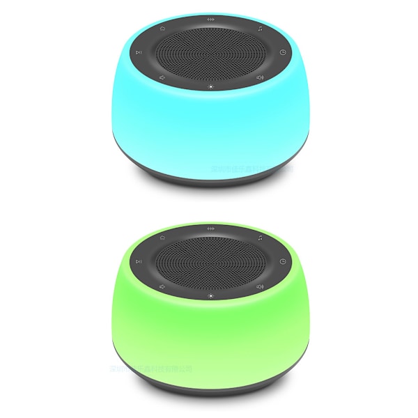 Trådløs Bluetooth Højttaler LED Farve Lys Sengealarmur Berøringssensor Natlys Lyd