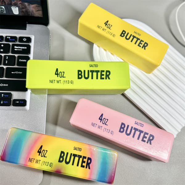 Superblød smørbar langsomt stigende squishy legetøj stressaflastende klemmelegetøj til dekompression i arbejde og klasse E