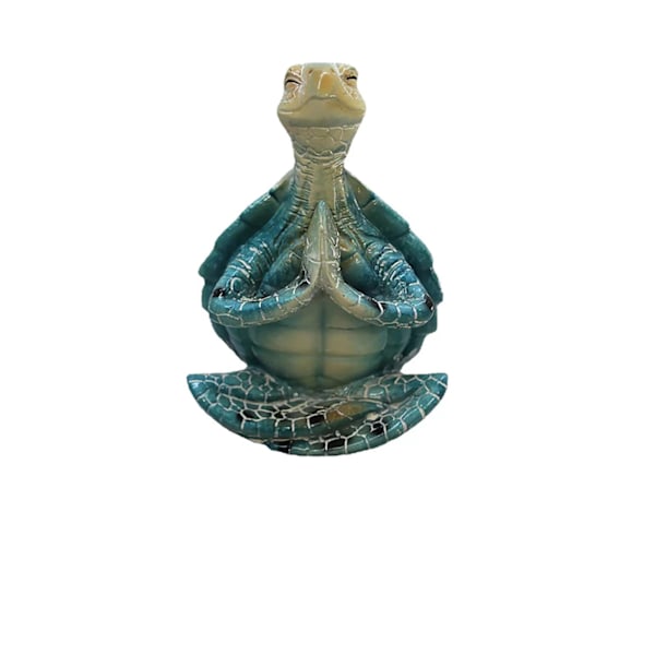 Havskildpadde meditation afslappet dekoration ornamenter ocean hjem have ornamenter meditation skildpadde simulering ocean