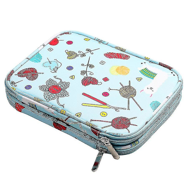 Empty Knitting Needles Case Travel Storage Organizer Storage Bag For Circular Knitting Needles And