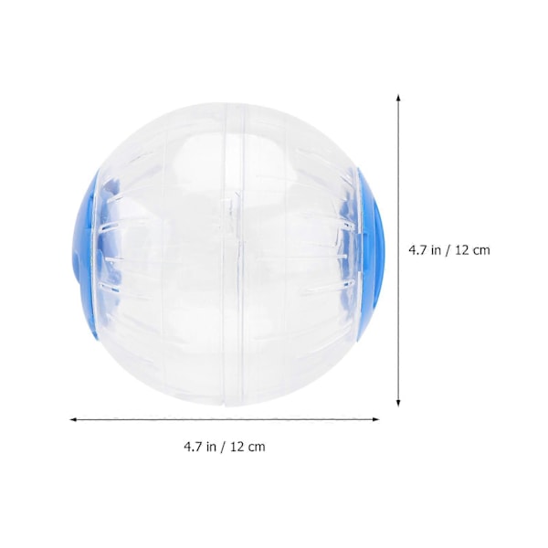 Transparent Träningsboll för Hamster Mini Trot Plastleksaker (Blå)