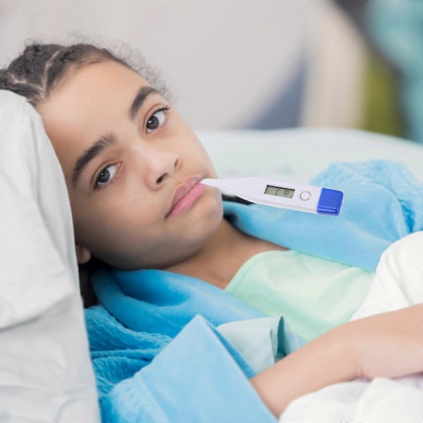 2 st elektroniska termometrar LED-display Termometer Temperaturmätare Temperaturmätare för familjen