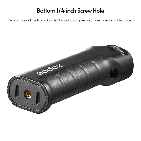 Godox FG-100 Flash Grip Kamera Speedlite Håndgreb Flash Håndtag med 1/4" skrue kompatibel med G
