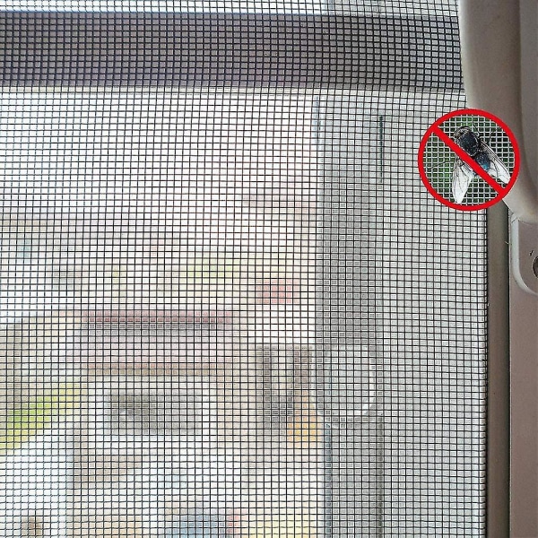 Tape-klebende skjermreparasjonstape Glassfibernettingslapp Vanntett glassfiberreparasjonstape med sterkt lim for vindu- og dørskjermreparasjon -t