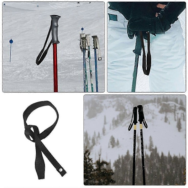 2 st Käpprem Vandringsstav Armband Justerbar Käpprem Vandringsstavsrem