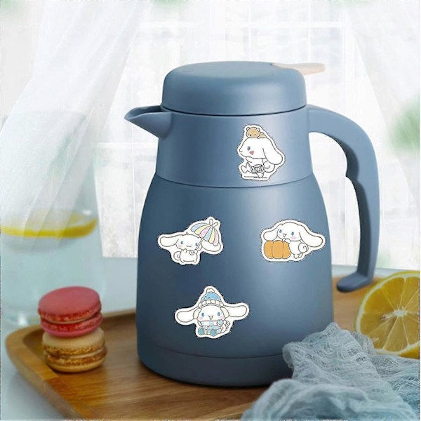 Cinnamoroll Klistremerker Søte Tegneserieklistremerker For Hydro Flask, Bærbar PC Vannflasker Skateboard For Barn Og Tenåringer