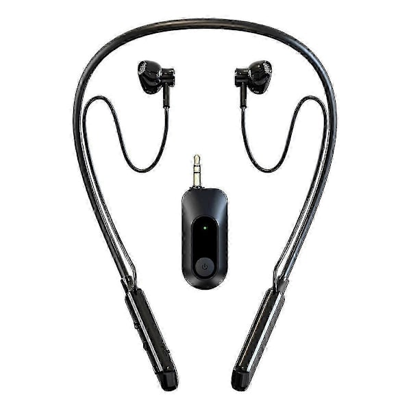 Langattomat seurantakuulokkeet 2.4g Bluetooth kaksoistila urheilun kaula-tyyppinen stereokaiutin korva R