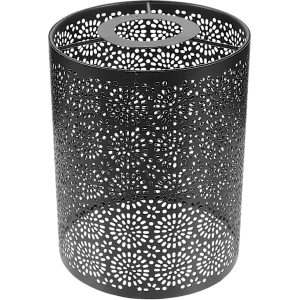 Urholkad Lampskärm Blomma Snideri Lampskärm Taklampa Skydd Metall Ljusskärm Hänge