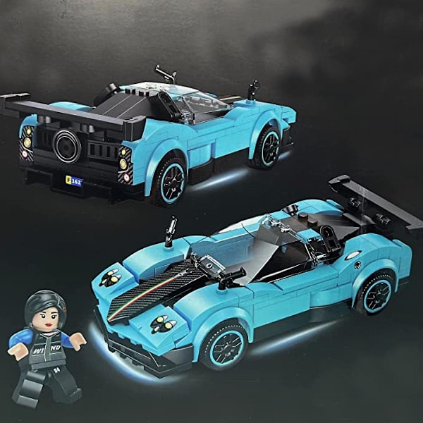 Byggklossar Sportbil Racing Modell Pojkar Montera Kreativa Gåvor - Lämplig för 6-7-8-9-10-12 År Gamla Barn