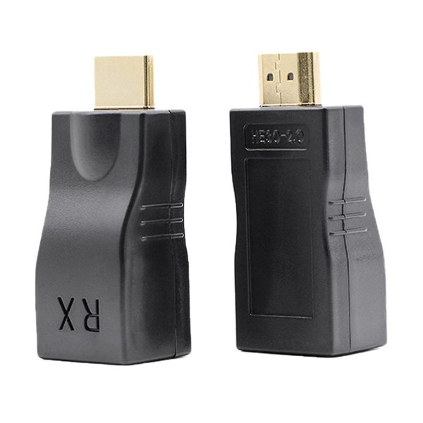 Hdmi-jatke Hdmi-liitäntään Rj45-liitäntään Cat 5e/6 -verkon kautta Lan Ethernet -sovitin 4k 1080p