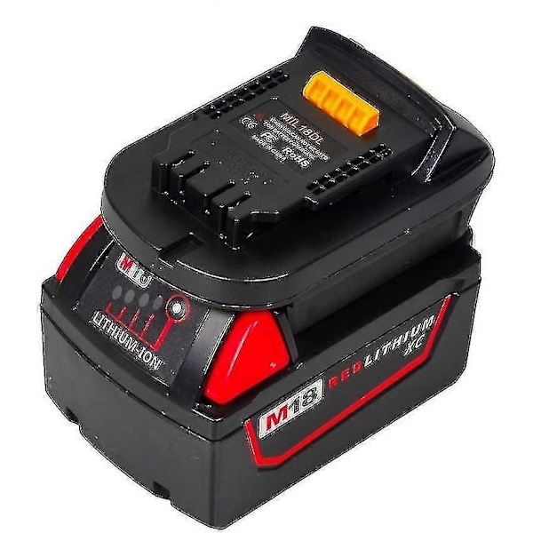 Milwaukee M18 18V lithium batteri konverter adapter til Dewalt DCb 18V/20V lithium ion batteri elværktøj