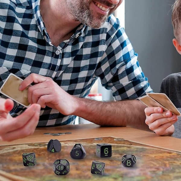 15 Stykker Komplette Polyhedriske Terninger Sæt D3-d100 Spil Terninger Sæt Til Rollespil Bordspil Tilbehør
