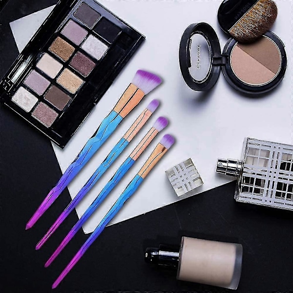Makeupbørster, 20 stk. Børstesæt til at blande pudderfundament, concealer, blush