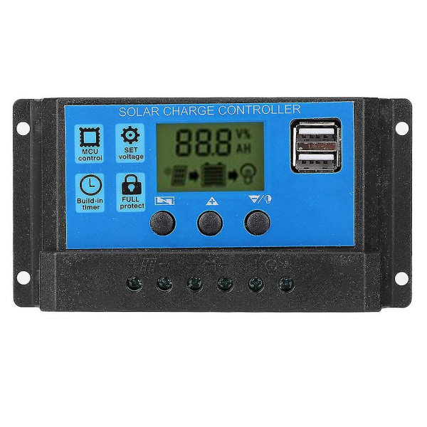 Intelligent Photovoltaic Solar Charge Controller PWM 12V/24V Auto Regulator - 50A