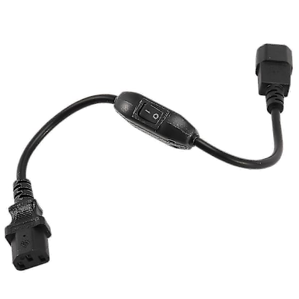 Erityinen PDU UPS Virtajohtokaapeli, IEC 320 C14 - C13 Kytkimellä 30cm