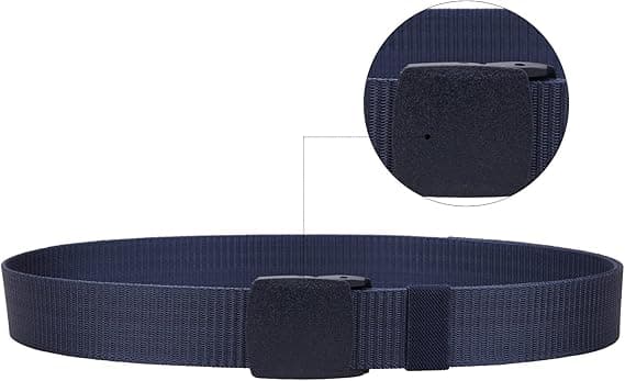 Trimming Shop Nylonband Militärbälte, 1,5\" Canvasbälte med Plastspänne
