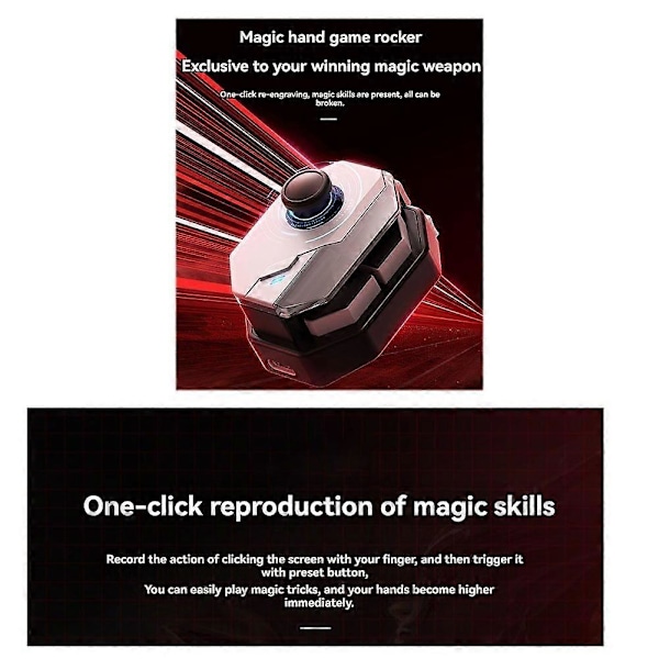 MB02 Mobiilipeli Joystick, HID-peliohjain Androidille ja iOS:lle, Moniyhteys: TYPE-C, USB, Bluetooth
