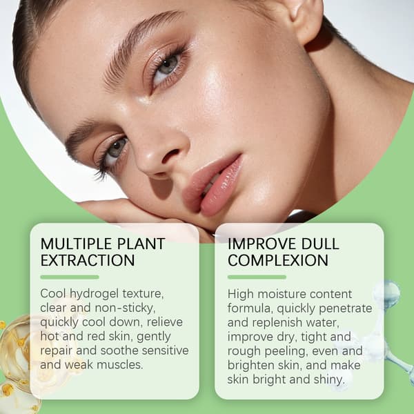 Panthenol beroligende vanngel med aloe og centella