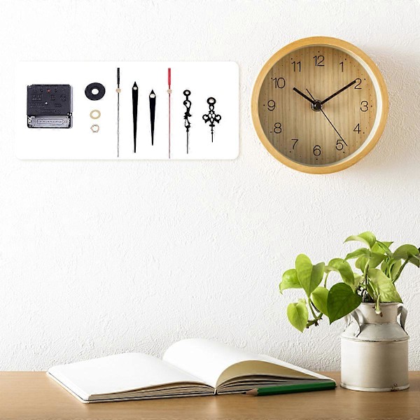 Metall Veggklokke DIY Veggklokke Mekanisme Klokke Lagingssett Wifi Klokke Stille Veggklokke Klokke Mekanisme