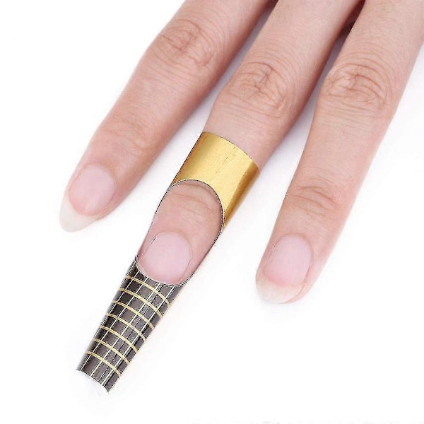 500 st Gel Nagelförlängningsformar Gel Nagelkonst Tips Nagelförlängningsformar Design