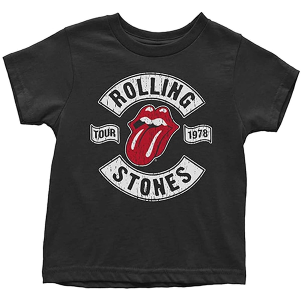 The Rolling Stones Toddler T-paita US Tour 1978 uusi virallinen 12 kuukautta 5 vuotta