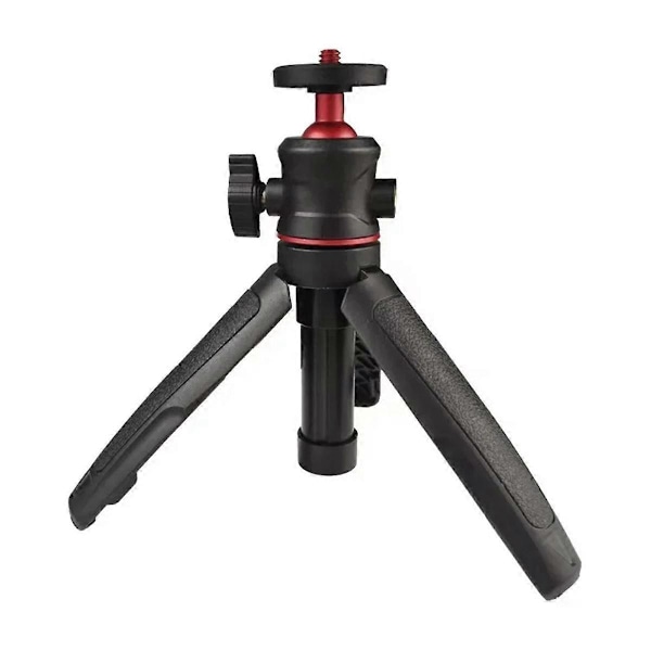 Mini Bordsstativ Handhållet Fotograferingsfäste med Flexibel Kula 1/4 Tums Skruvfäste för Ficka